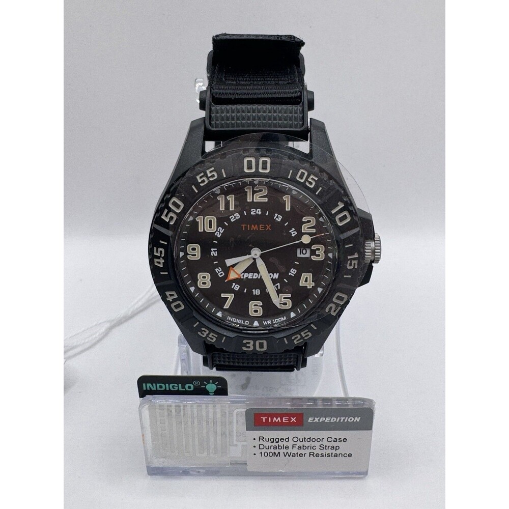 Mens Timex Expedition Acadia Rugged 42mm Mixed Fabric Strap Watch TW4B26 New